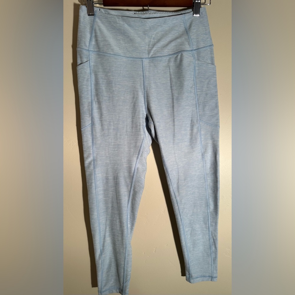 Victoria's Secret Light Blue Leggings - Size 8 24” Inseam - Picture 2 of 8